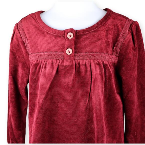 NWT Matilda Jane Bronwyn Girls Knit Velour Top Christmas 6 - Picture 2 of 5